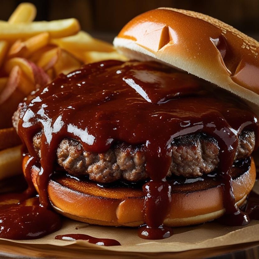 BBQ Burger Menü
