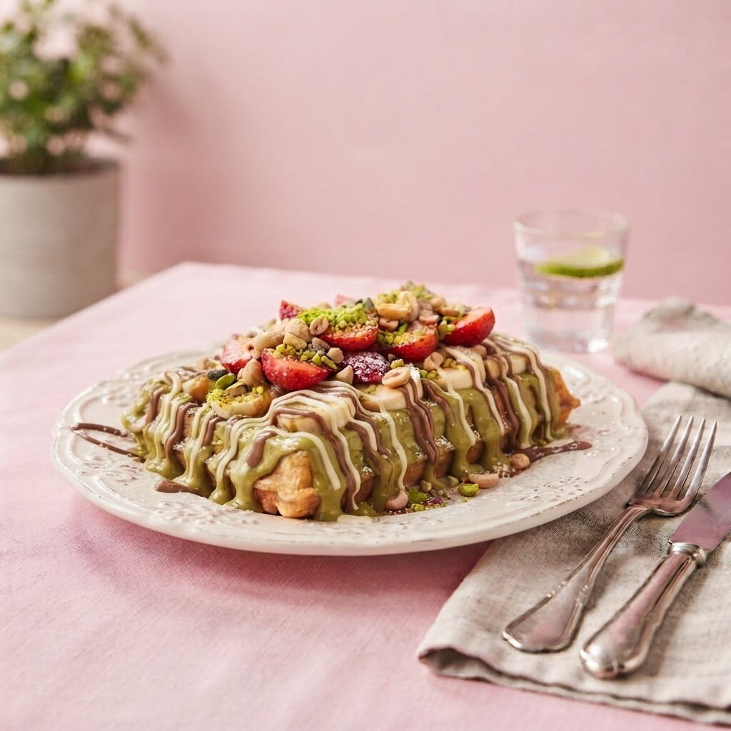 Fıstık Şöleni Waffle