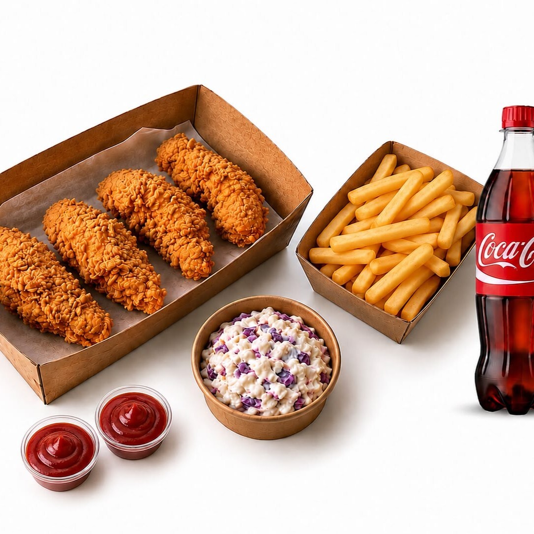 Coca-Cola Fırsatı Tavuk Foodz (2 Kişilik)