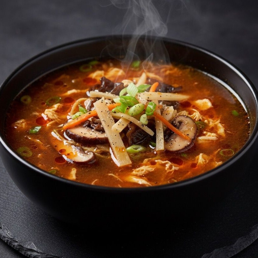 Acılı Ekşili Çorba / Hot & Sour Soup