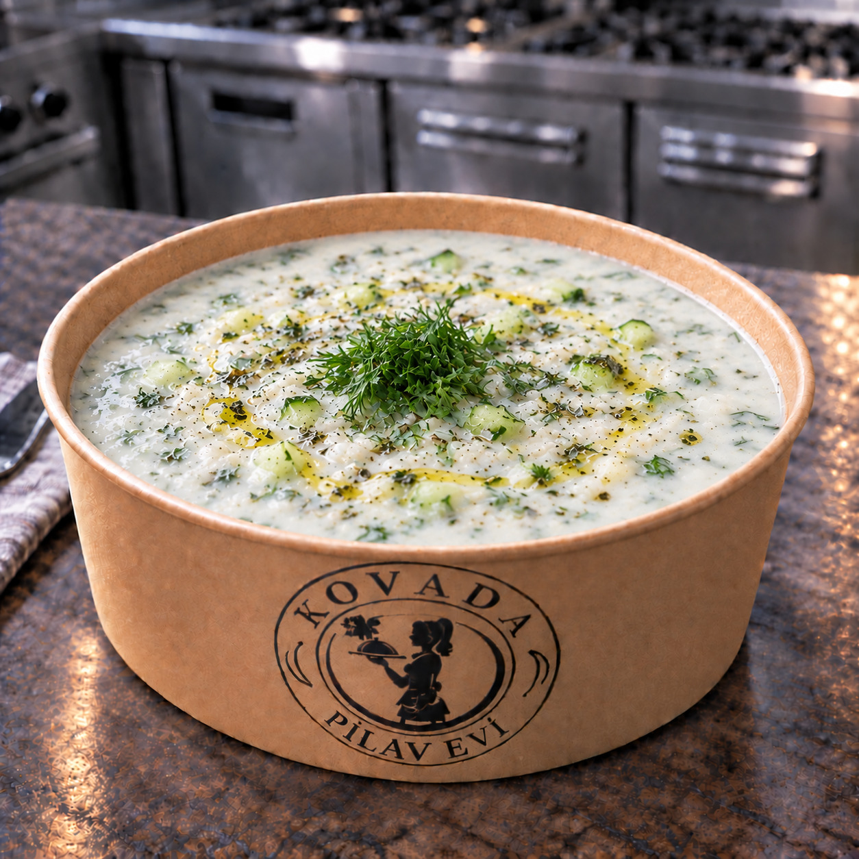 Soğuk Ayran Çorbası
