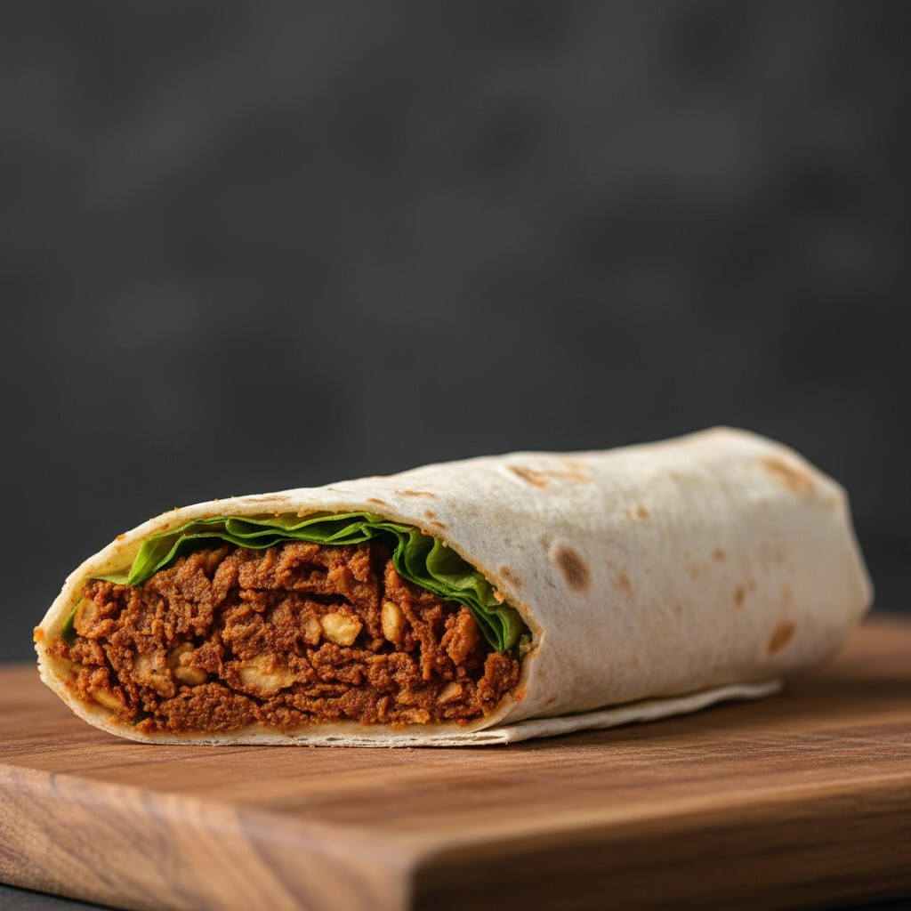 Doritoslu Çiğ Köfte Dürüm + Büyük Ayran