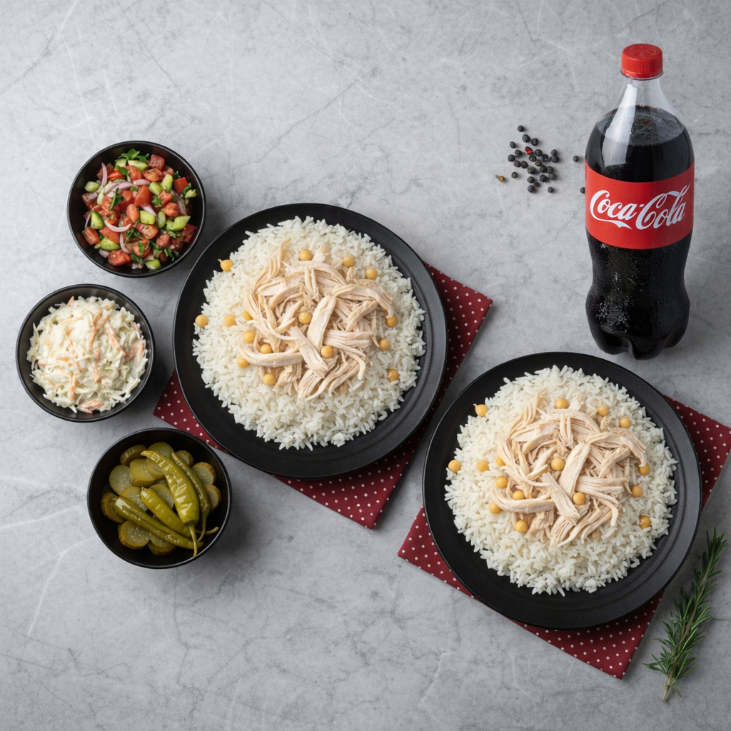 İkili Seçmeli Pilavlar ve Cola
