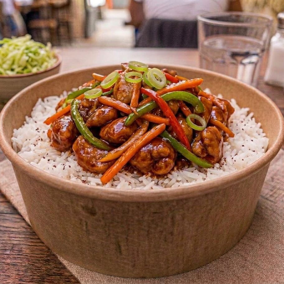 Çin Usulü Tavuklu Pilav 450gr