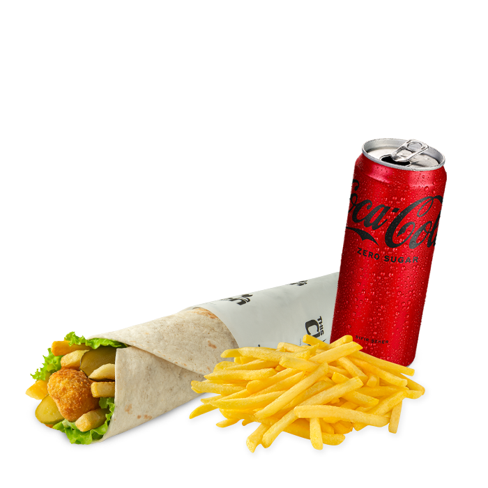 Chicken Roll Menü