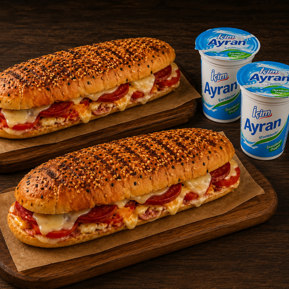 2'li Karışık Tost Menü 1