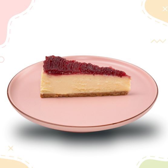 Ricottalı Frambuazlı Cheesecake