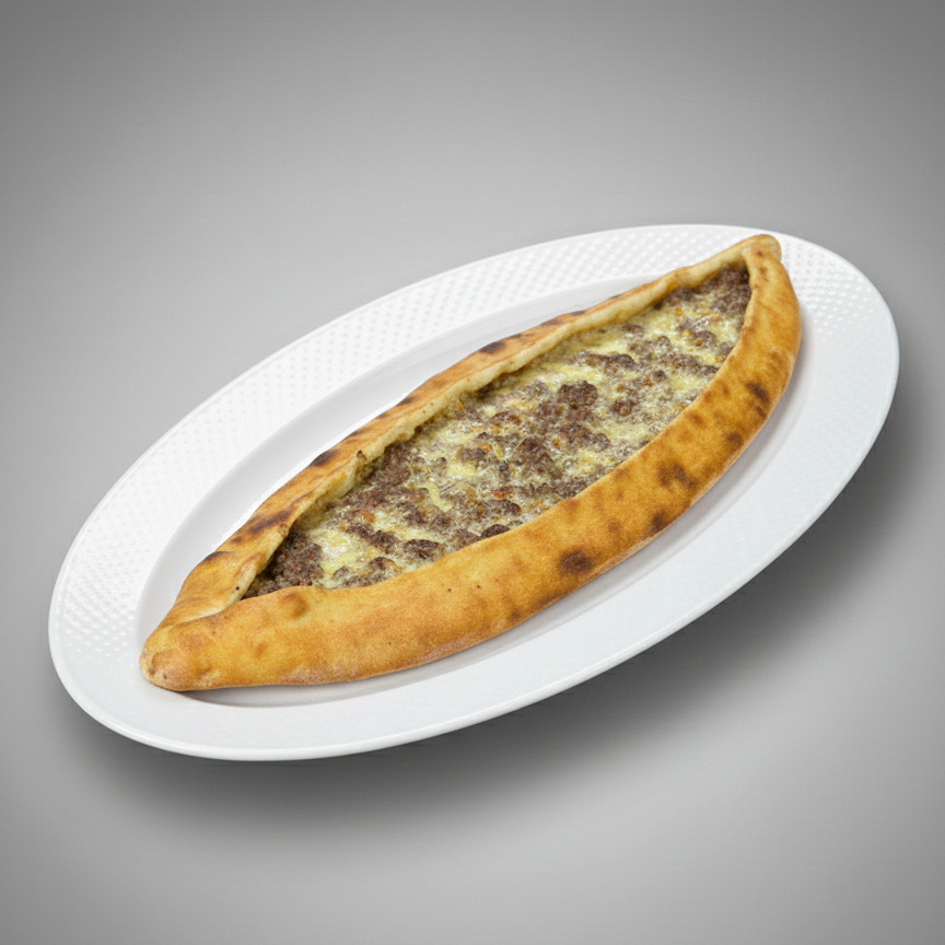 Kıymalı Kaşarlı Pide