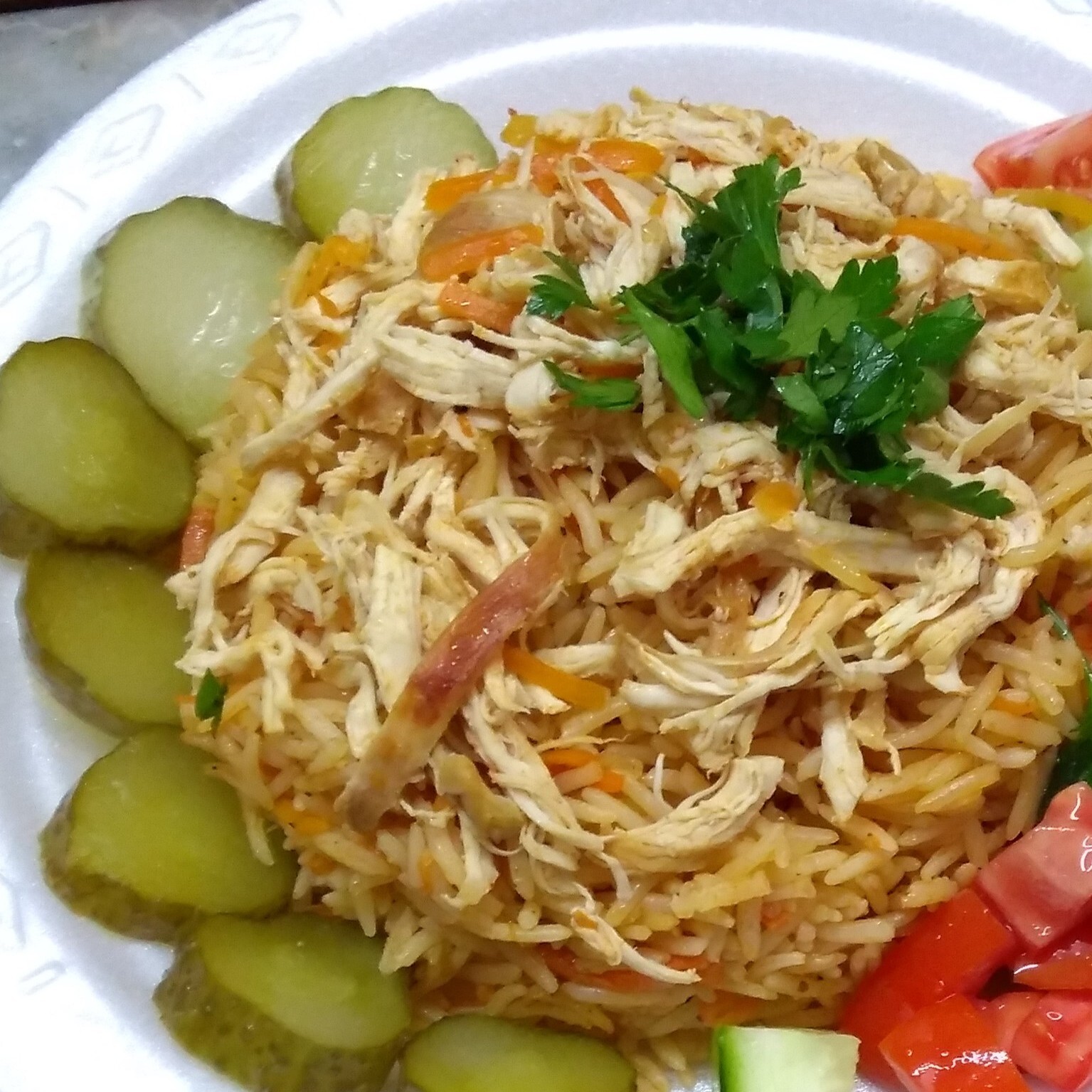 1 Porsiyon Tavuklu Özbek Pilavı