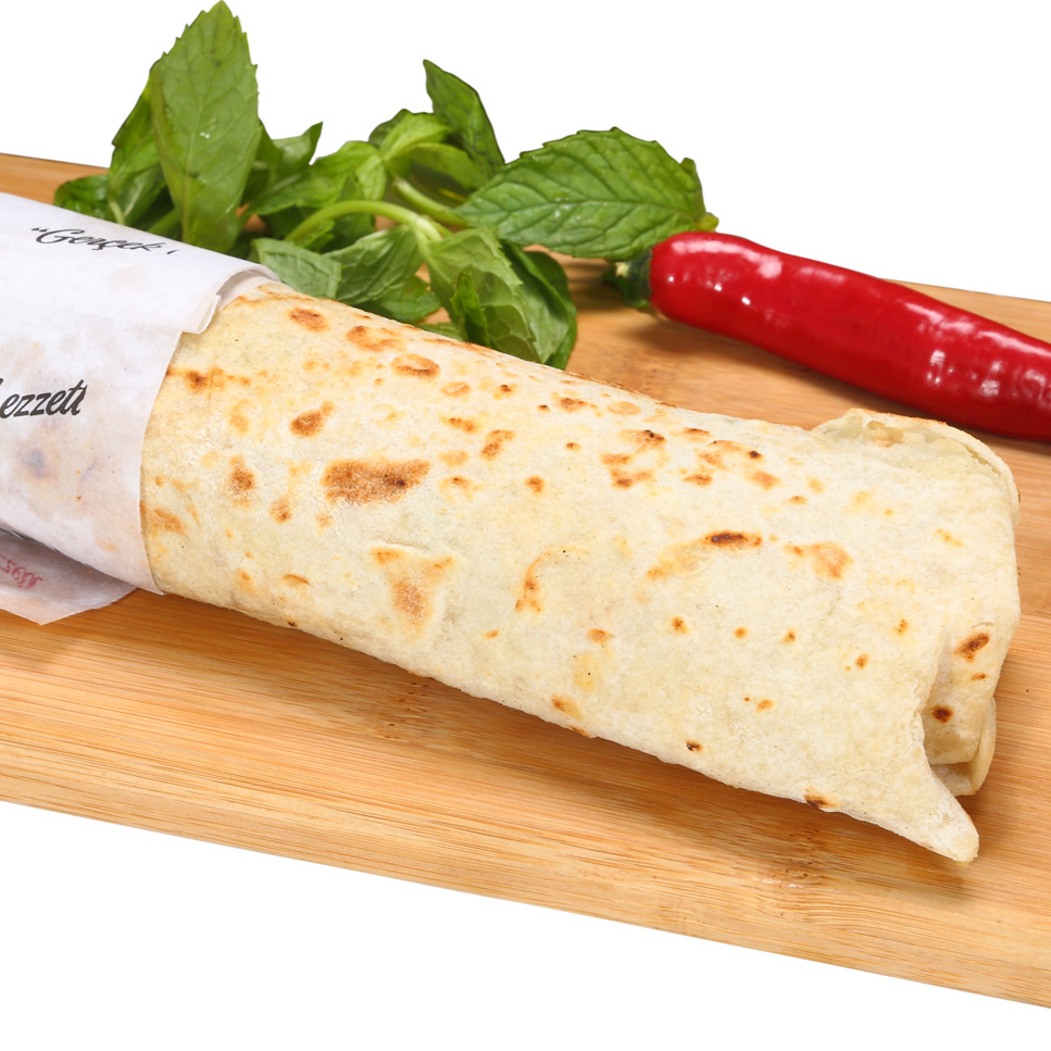 Antakya Usulü Humuslu Tavuk Döner Dürüm