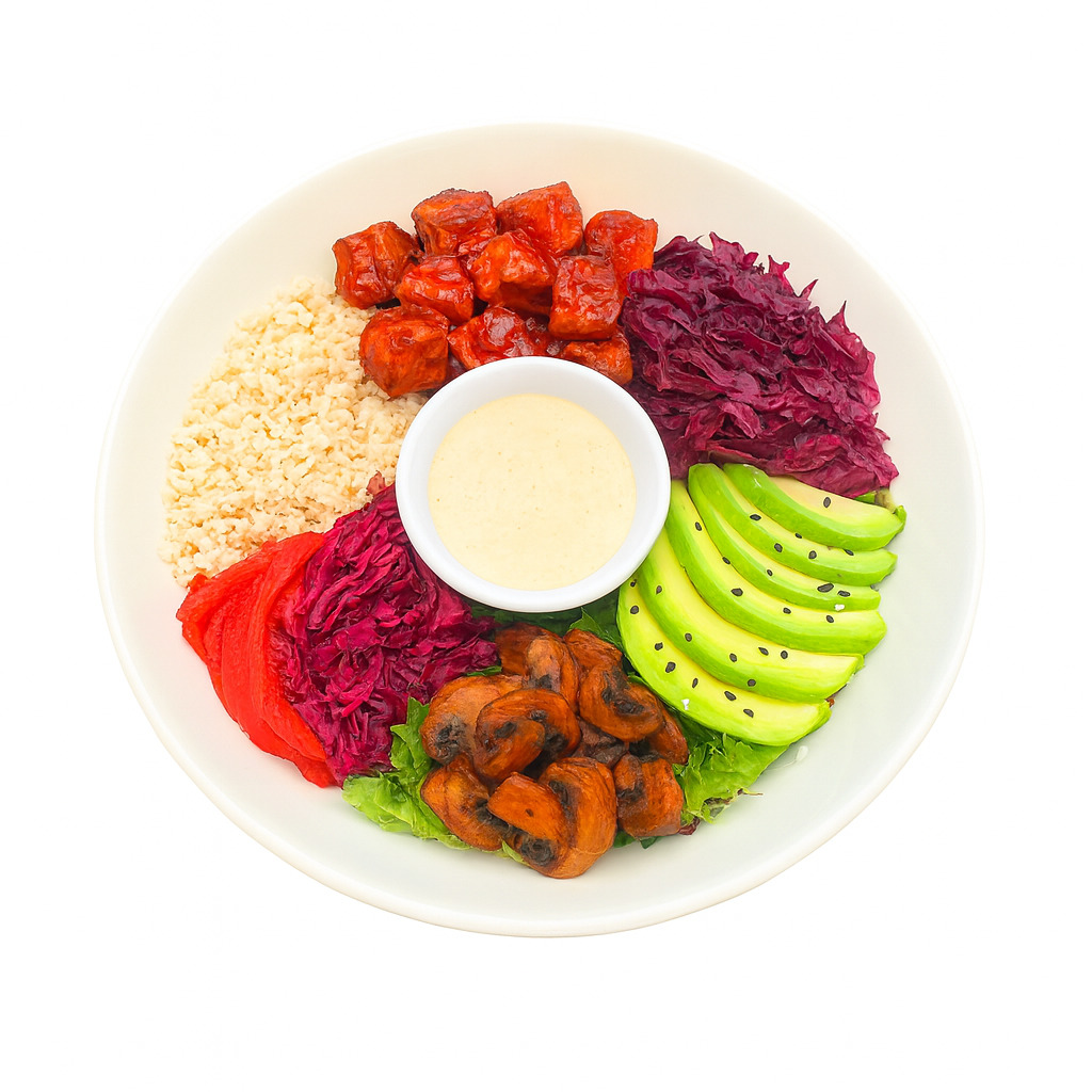 Barbekü Soslu Tofu Tabağı