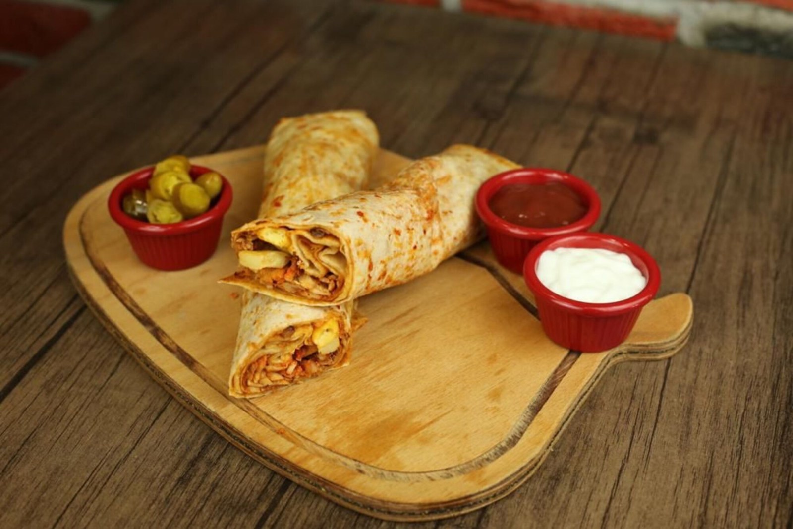 Eti Bol Tavuk Döner Dürüm(100-110gr.)