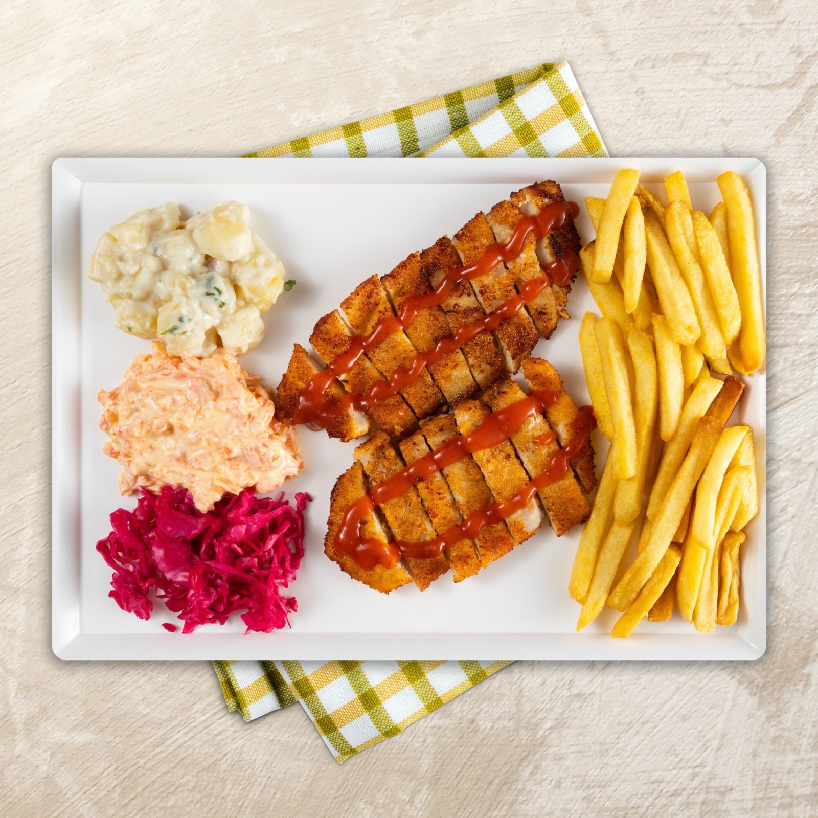 Acı Soslu Schnitzel