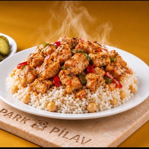 Mangal Usulü Tavuklu Pilav