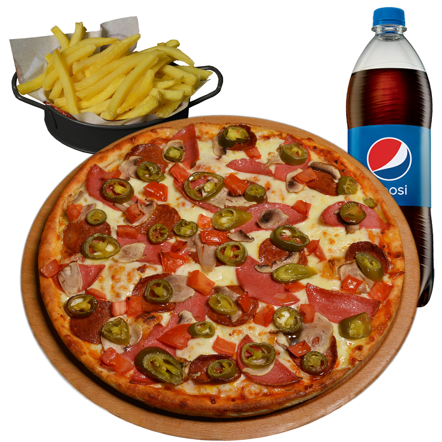 Acılı Pizza (Büyük) Menü