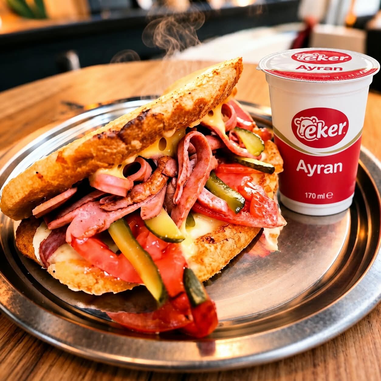 Tost Menü - 04 Küçükköy - Eker Ayran 170 ml