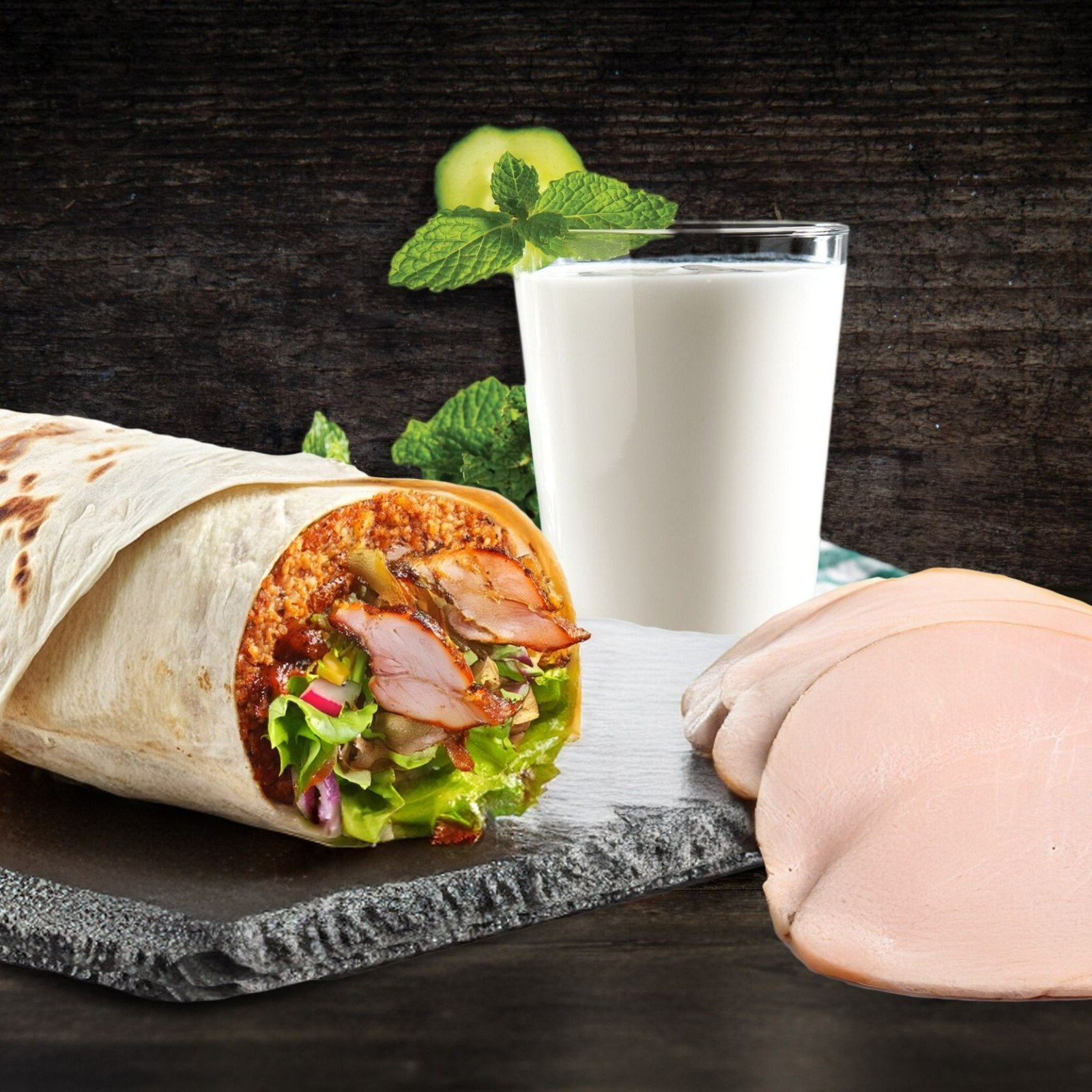 Klasik Hindi Fümeli Maxi Çiğ Köfte Dürüm