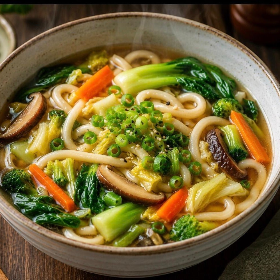 Udon Çorbası Sebzeli