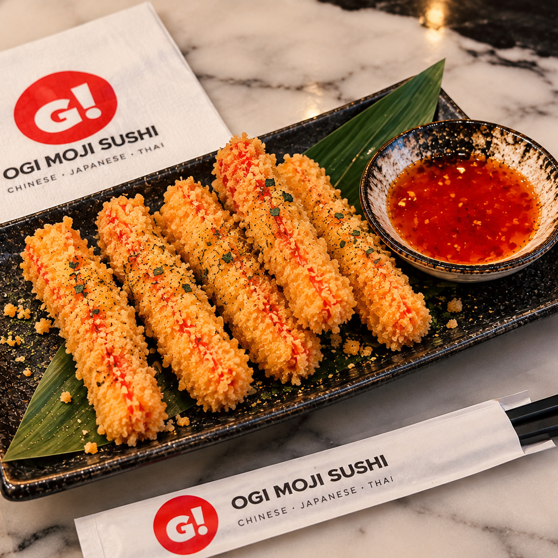Çıtır Surimi Yengeç Stick Tempura(5 Pcs)