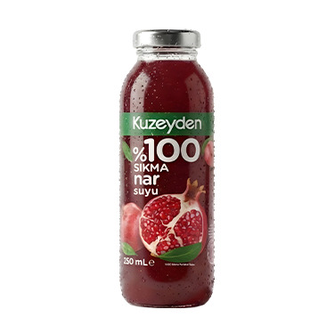 Kuzeyden %100 Sıkma Nar Suyu 250 ml