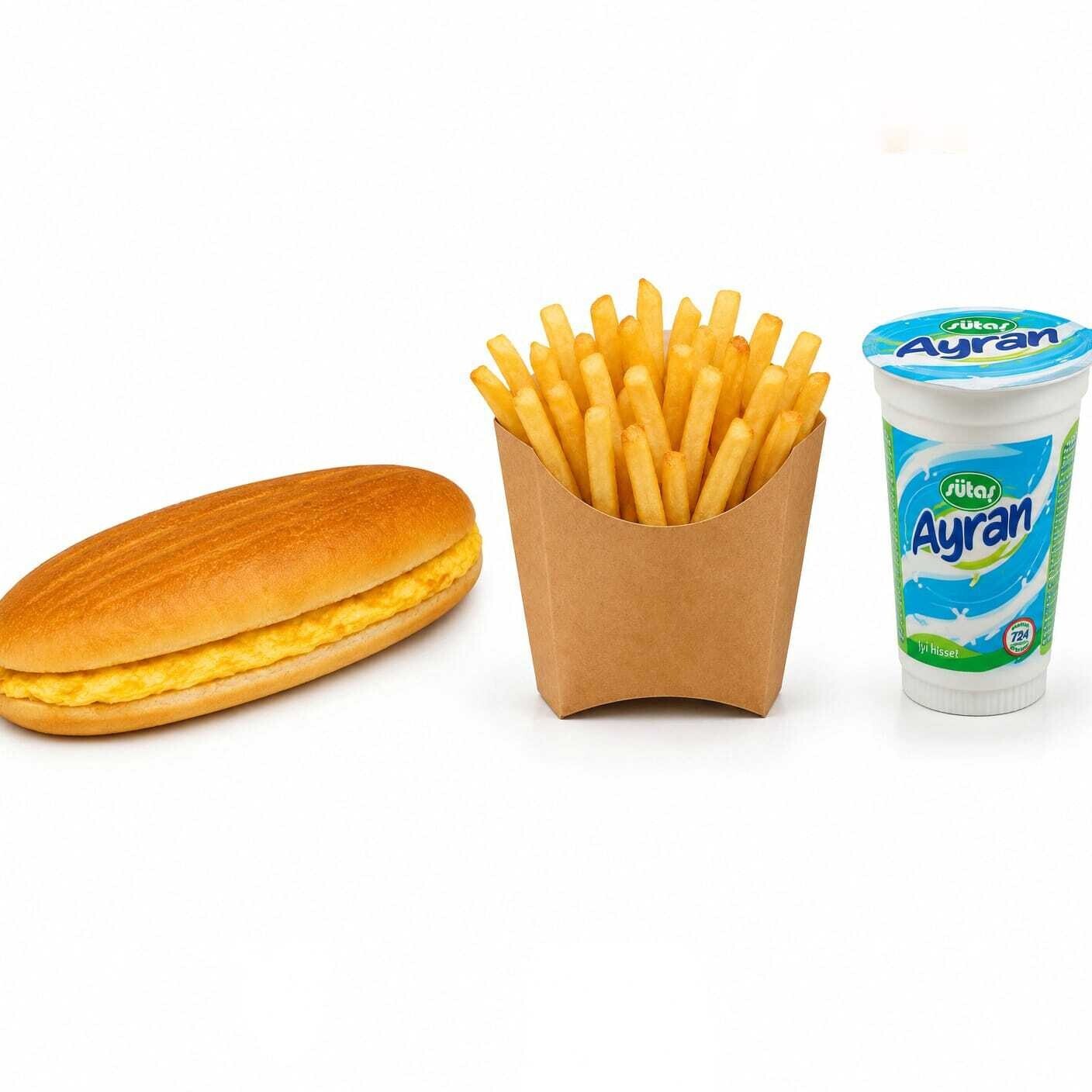 Tam Ekmek Yumurtalı Tost Menü