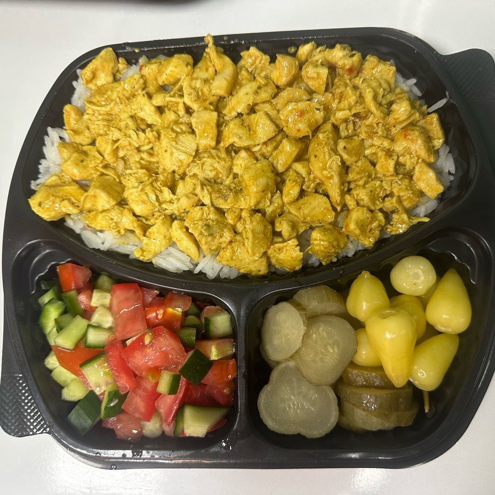 Köri Soslu Tavuklu Pilav