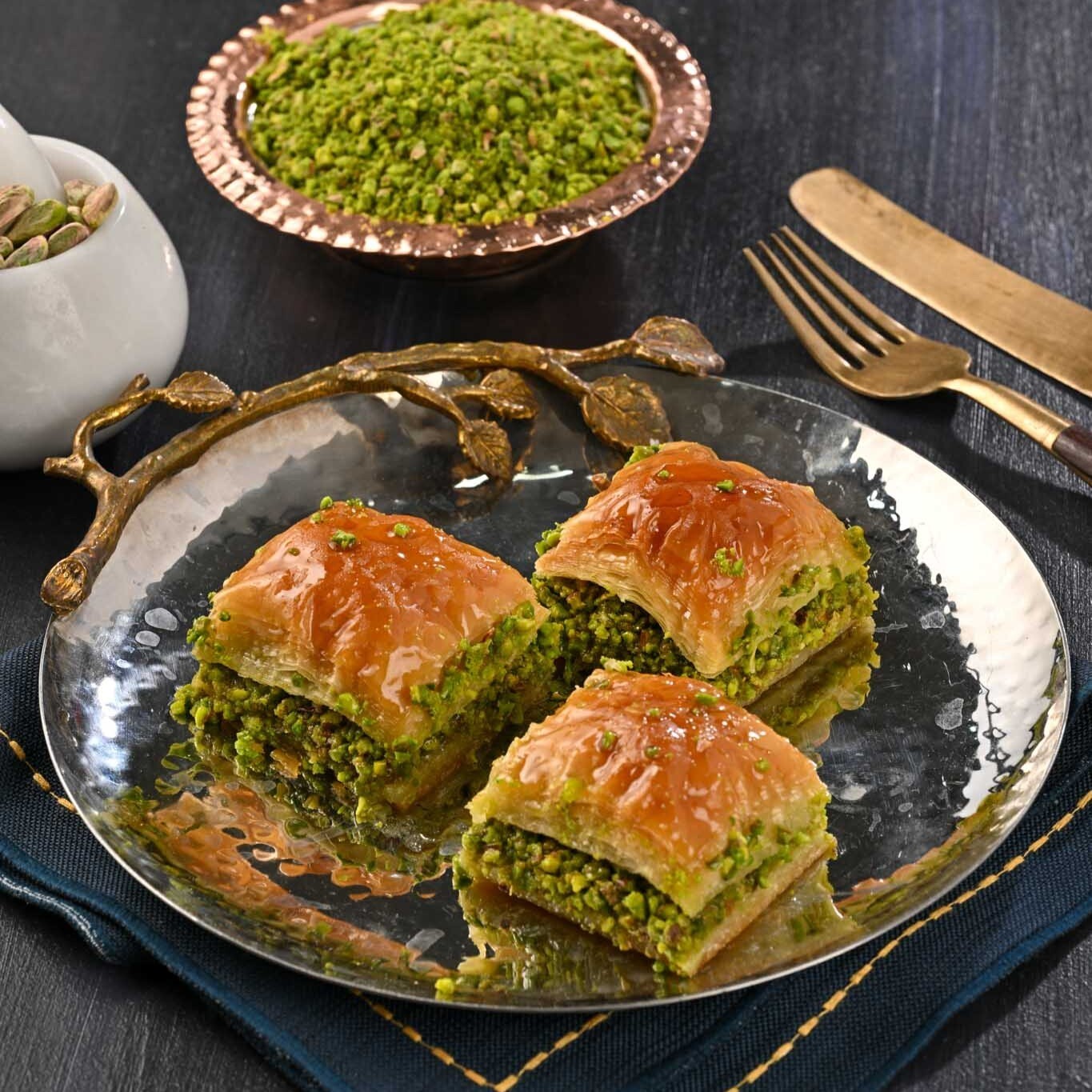 Fıstıklı Kare Baklava (500 gr)