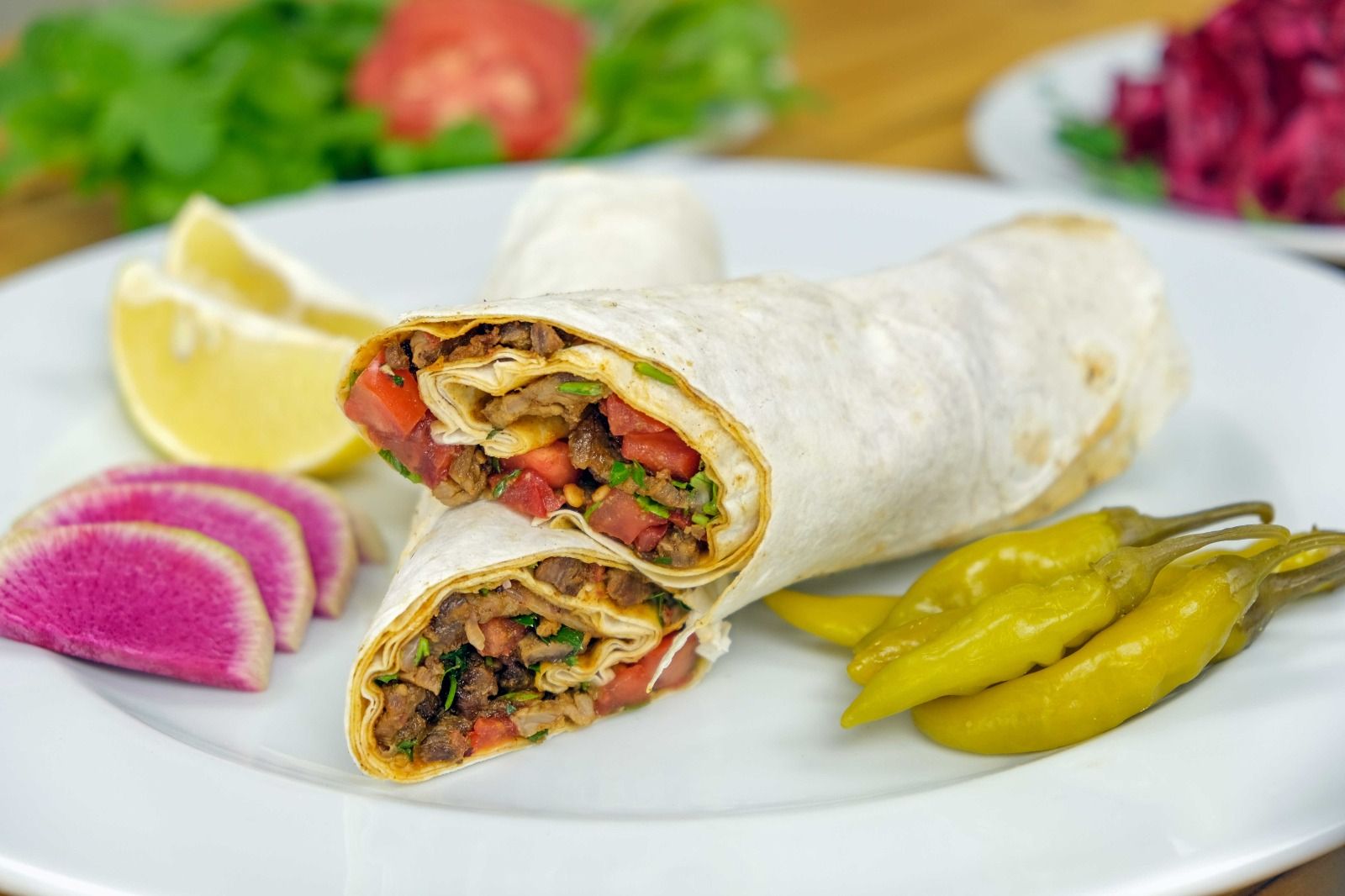 Dürüm Et Tantuni (Lavaş Ekmek İle)