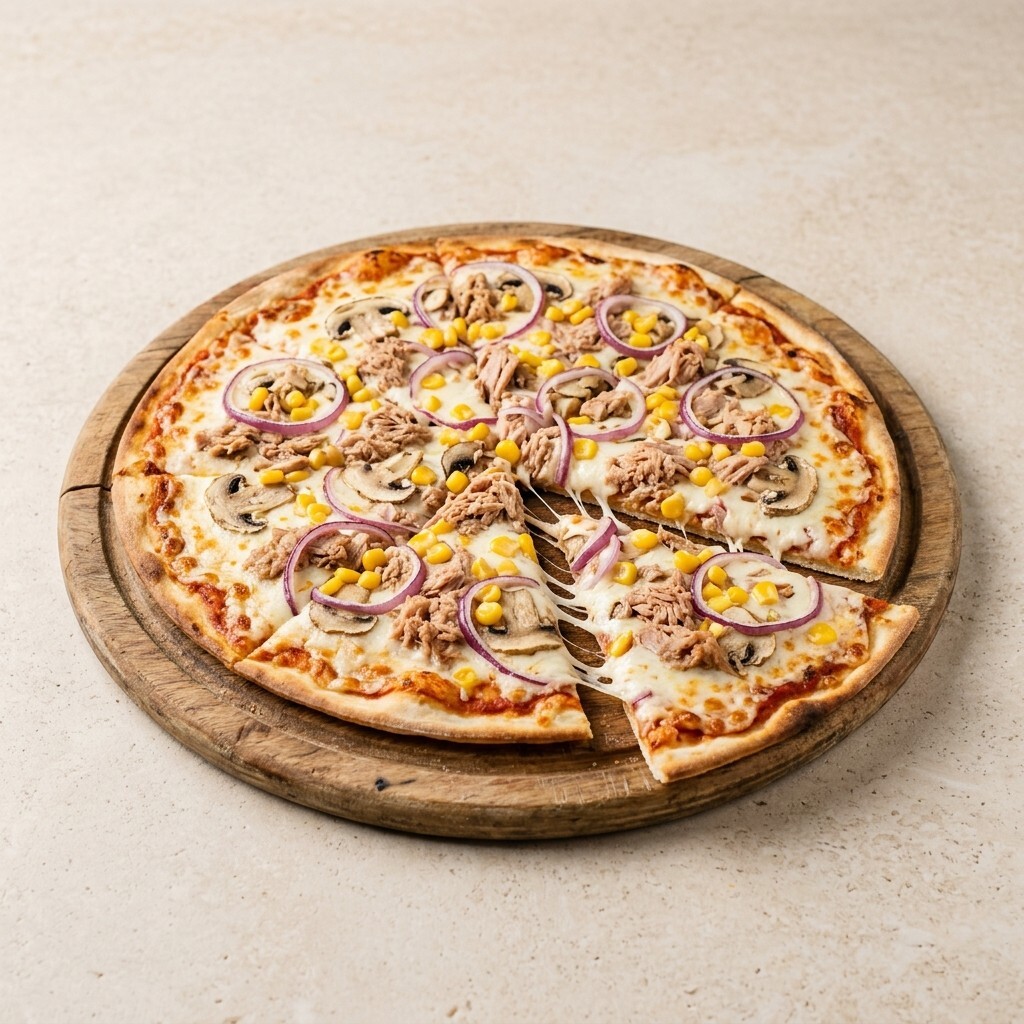 Ton Balıklı Pizza (Büyük Boy)