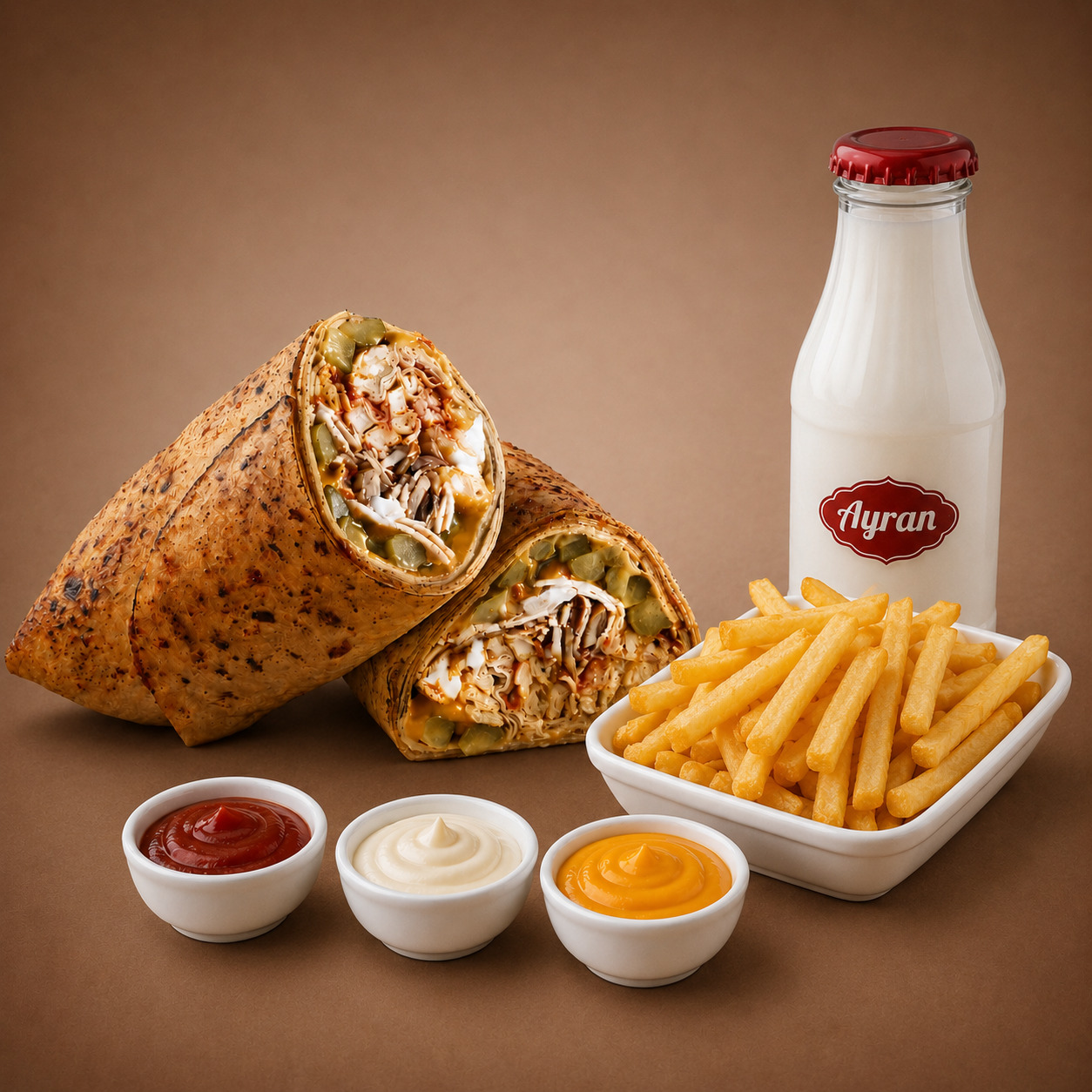Chick Burrito Menü