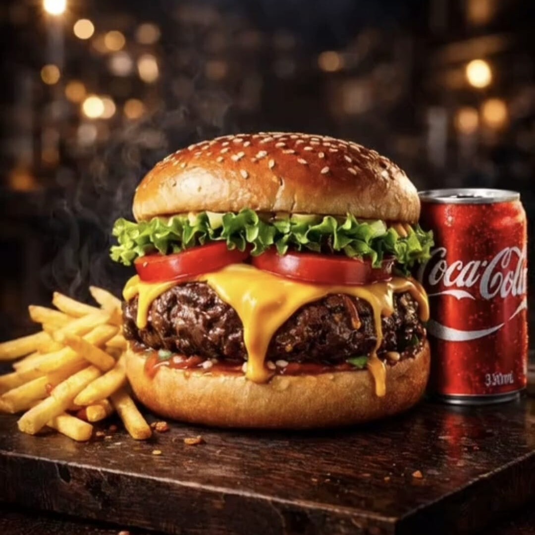 Cheeseburger Menü