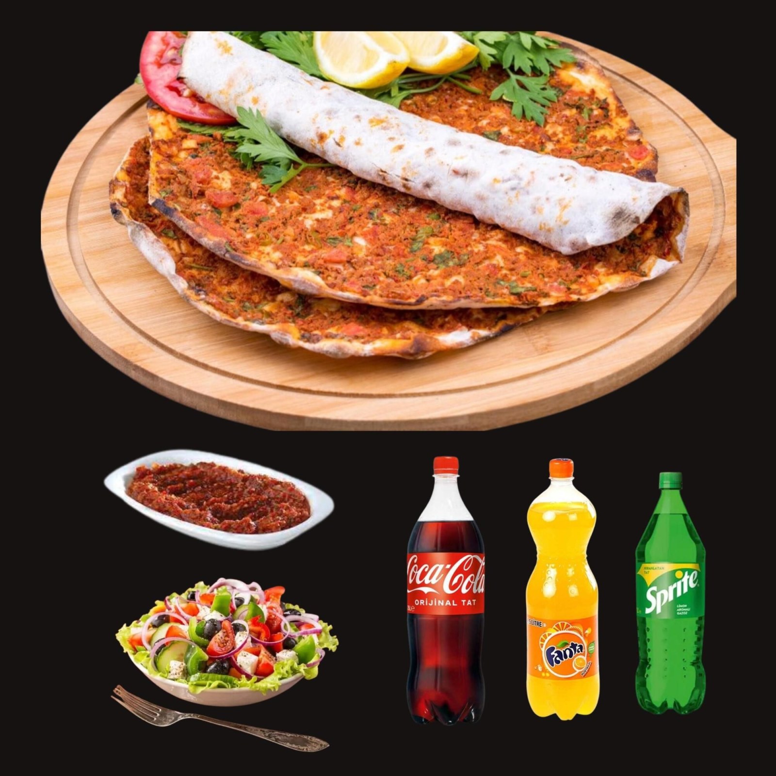 10 Lu Lahmacun Menü