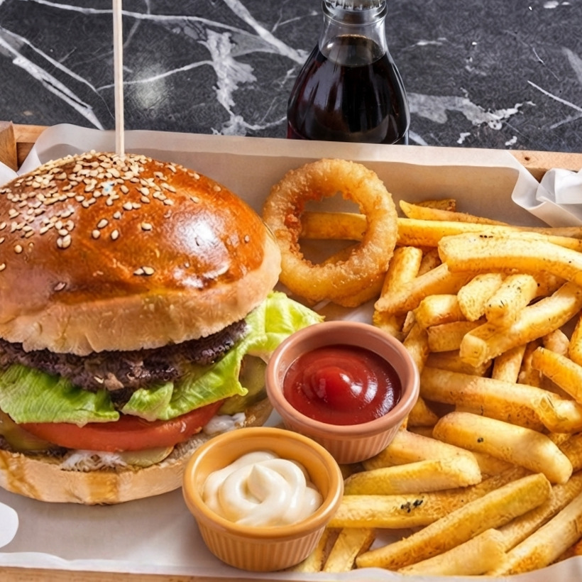 Kasap Köfte Burger Menü