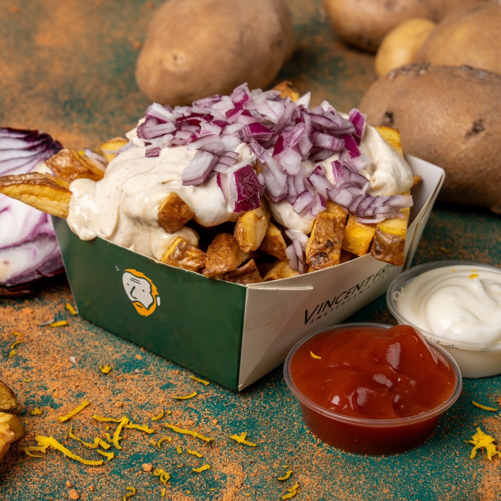 Kırmızı Soğanlı Trüflü Fries