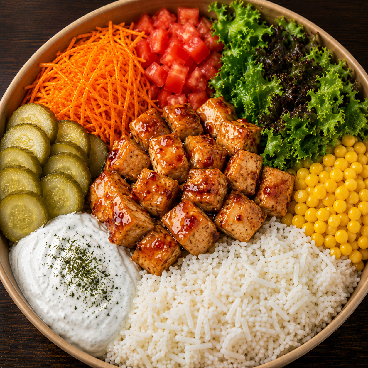 Sweet&Chili Soslu Tavuklu Bowl