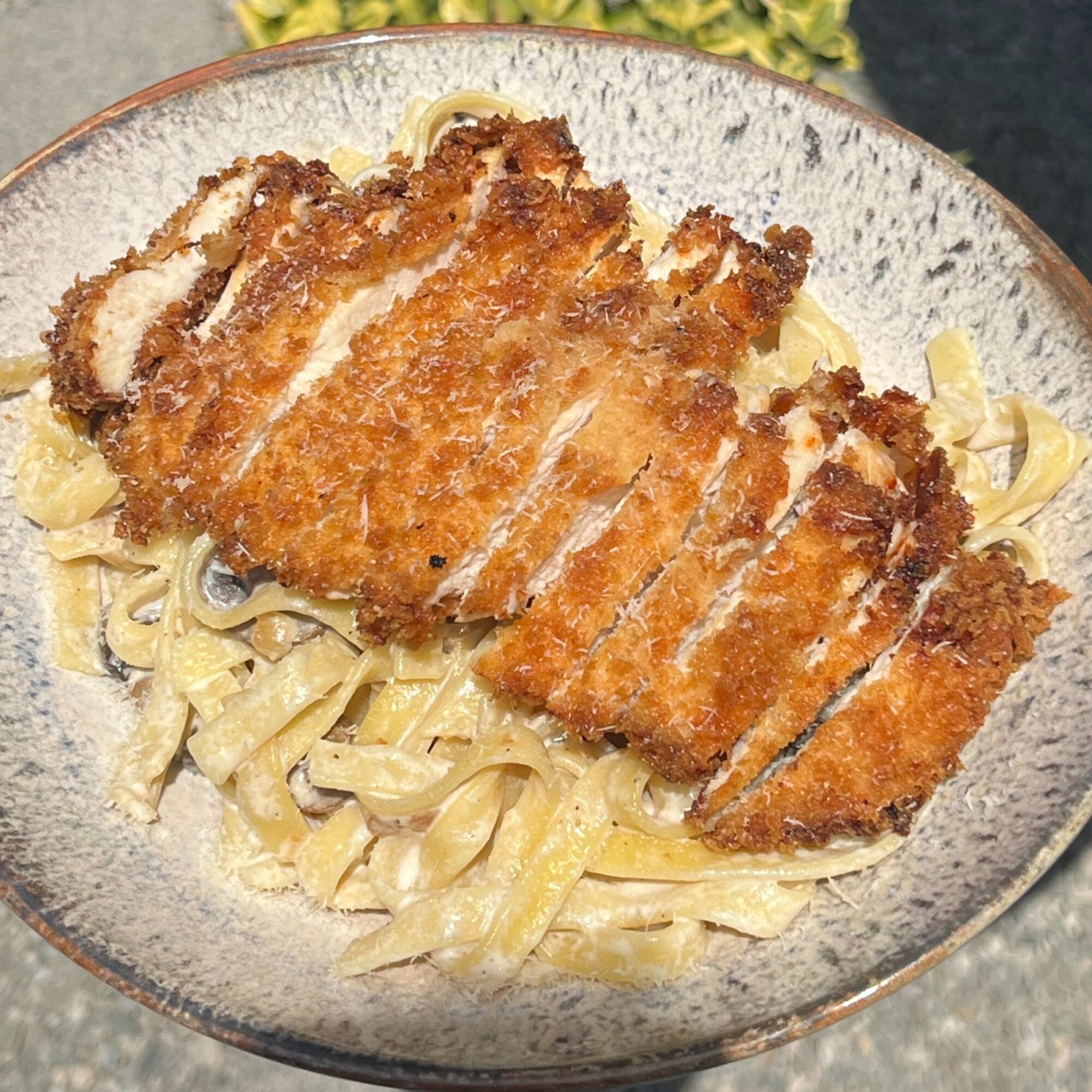 Crispy Chicken Tagliatelle