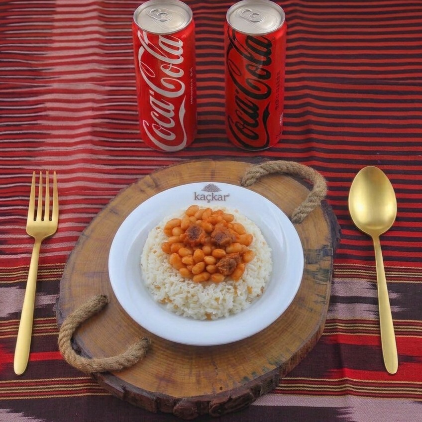 Pilav Üstü Kuru Fasulye + Coca Cola 330 ml