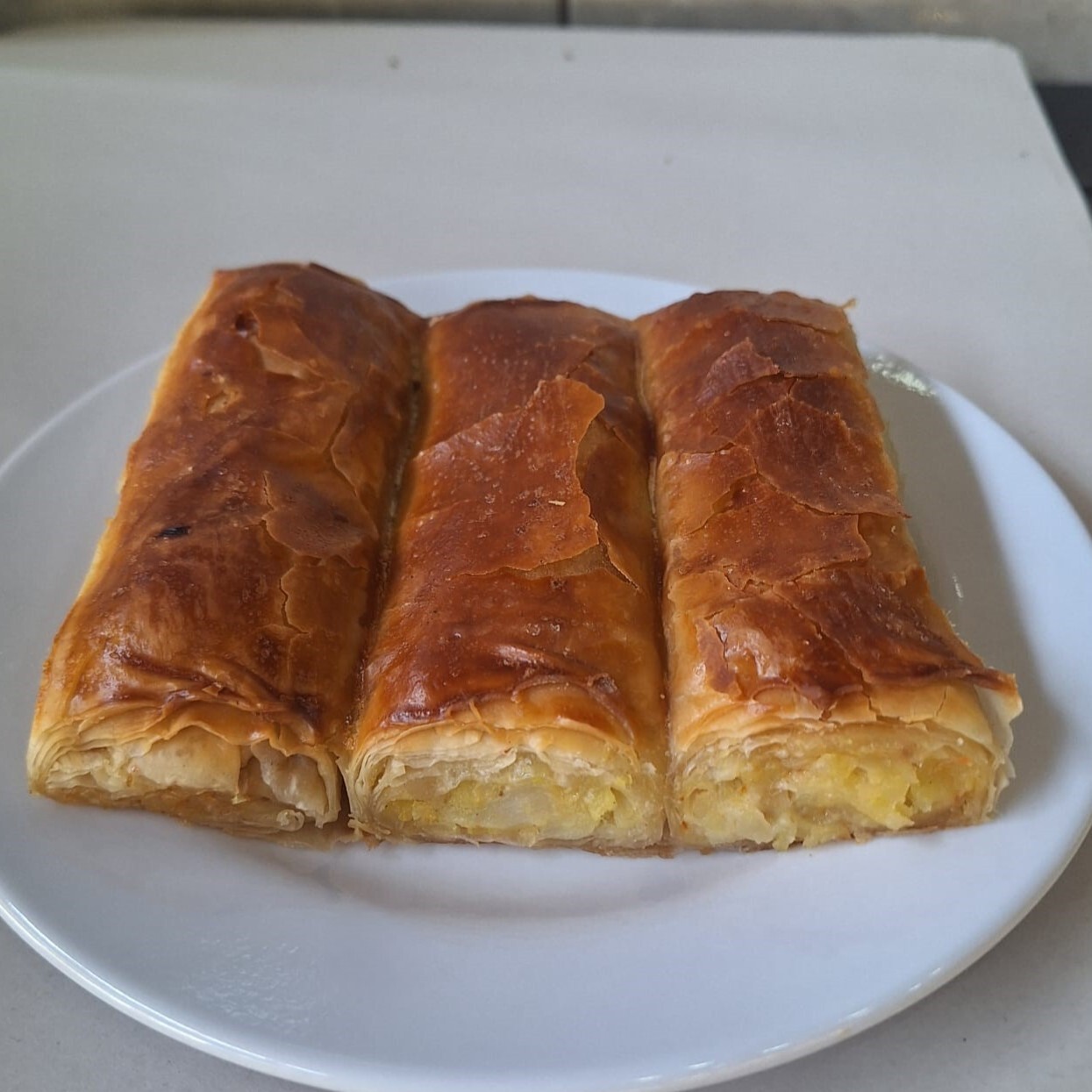Dilim Börek Patatesli(El Açması)