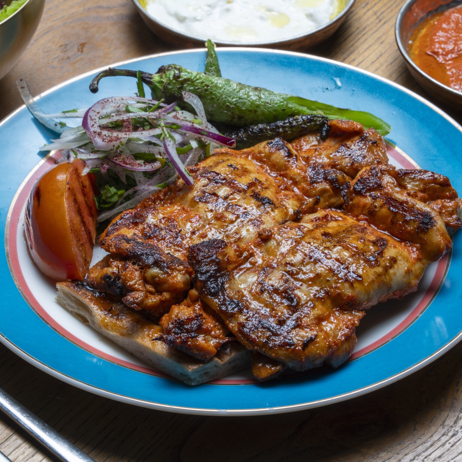 Izgara Tavuk Pirzola Menüsü (Çorba+Salata+İçecek)
