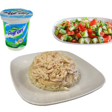 Tavuk Pilav + Salata +Ayran