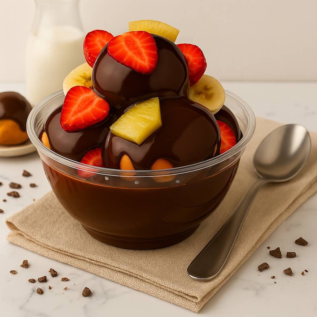 Çilekli Muzlu Profiterol (300 gr.)
