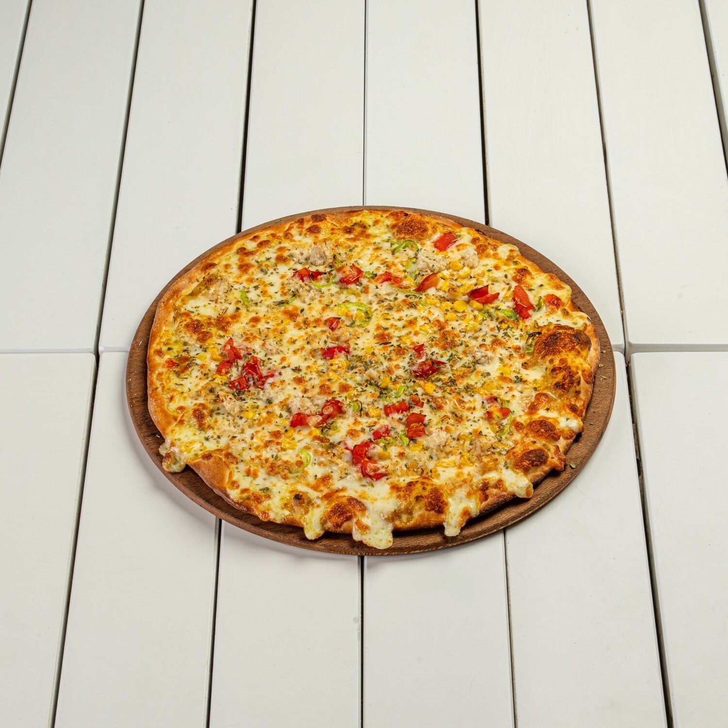 Afilli Soslu Tavuklu Pizza (Büyük)
