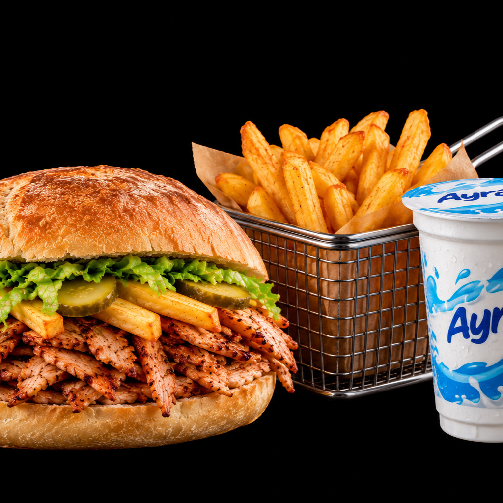 Tombik + 125 Gr Patates + Ayran (170 ml)