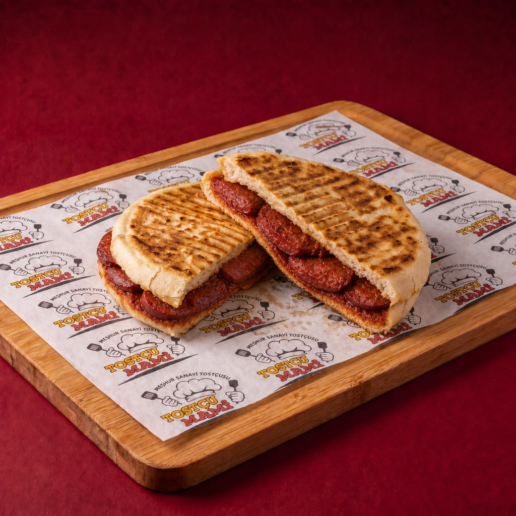 Bazlamalı Sucuklu Tost