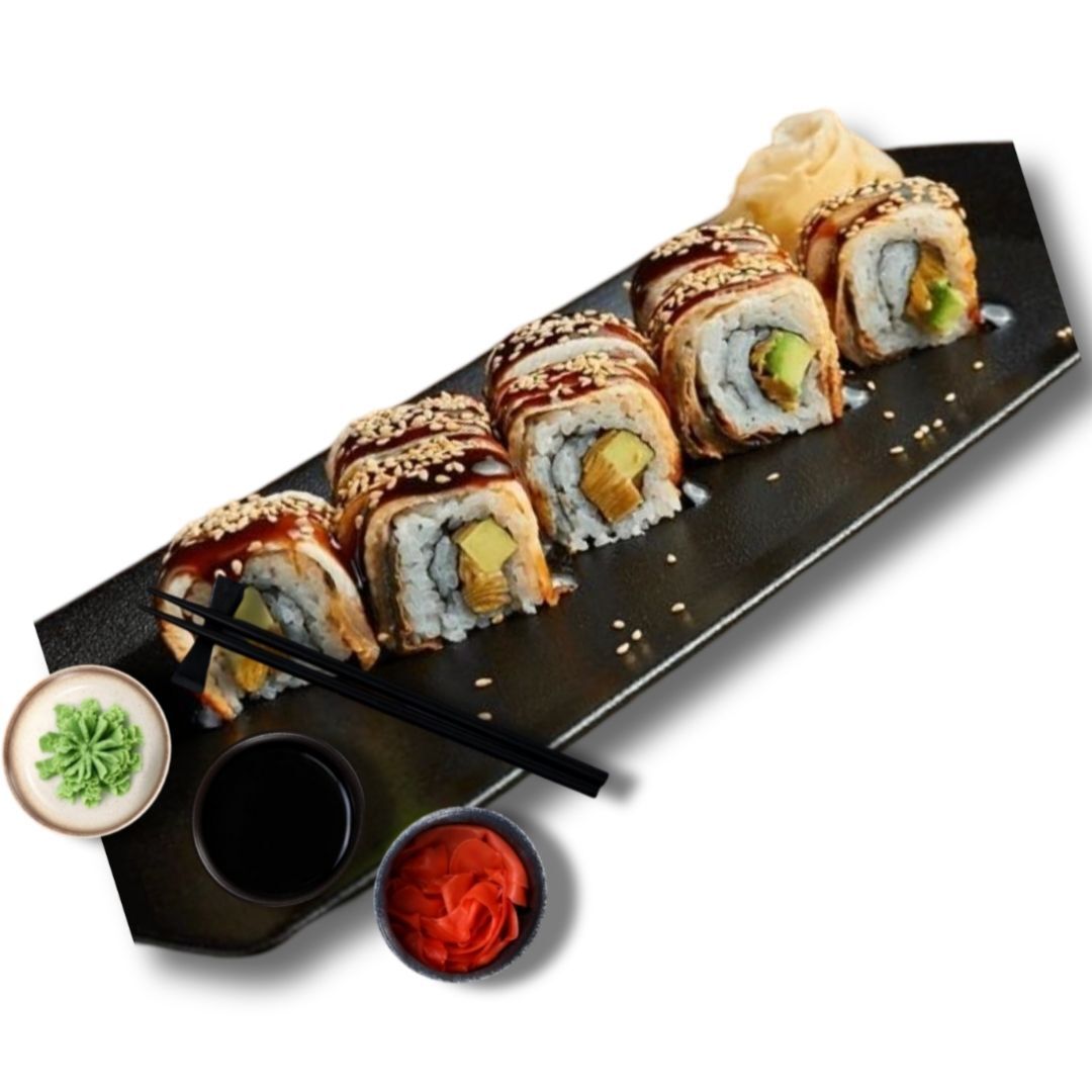 153- Dragon Roll (8 Pcs.)