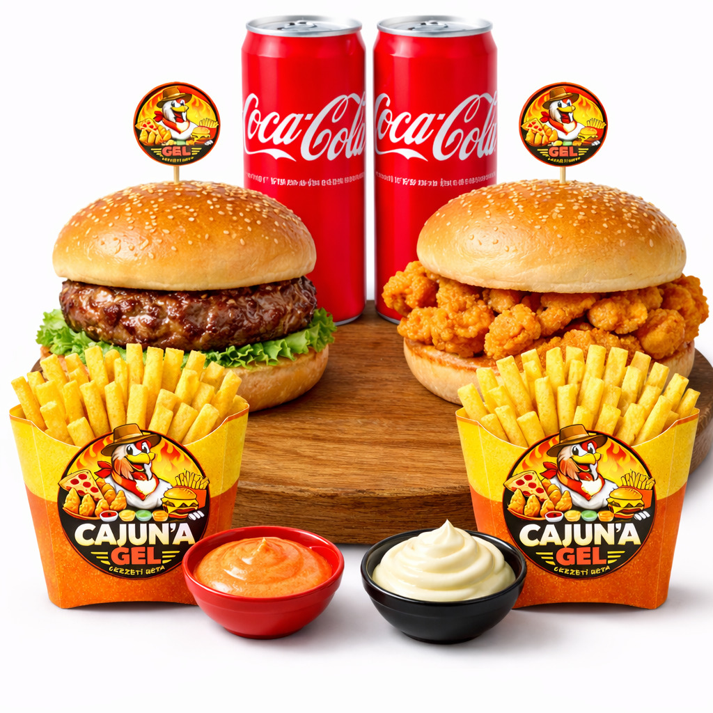 İkili Burger Set Menü