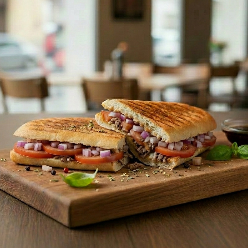 Soğanlı Kavurmalı Kantin Tostu