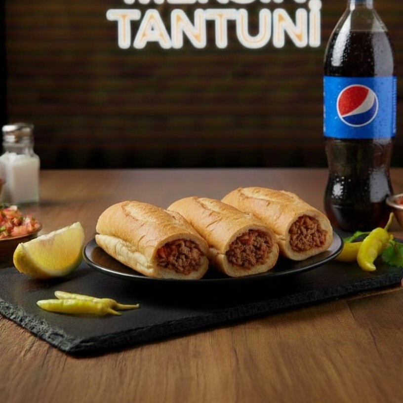 3 Lü Tantuni Menü (1 Lt İçecek )