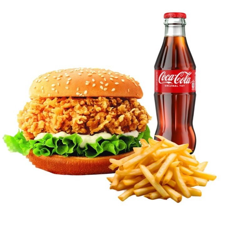 Çıtır Tavuk Burger Menü