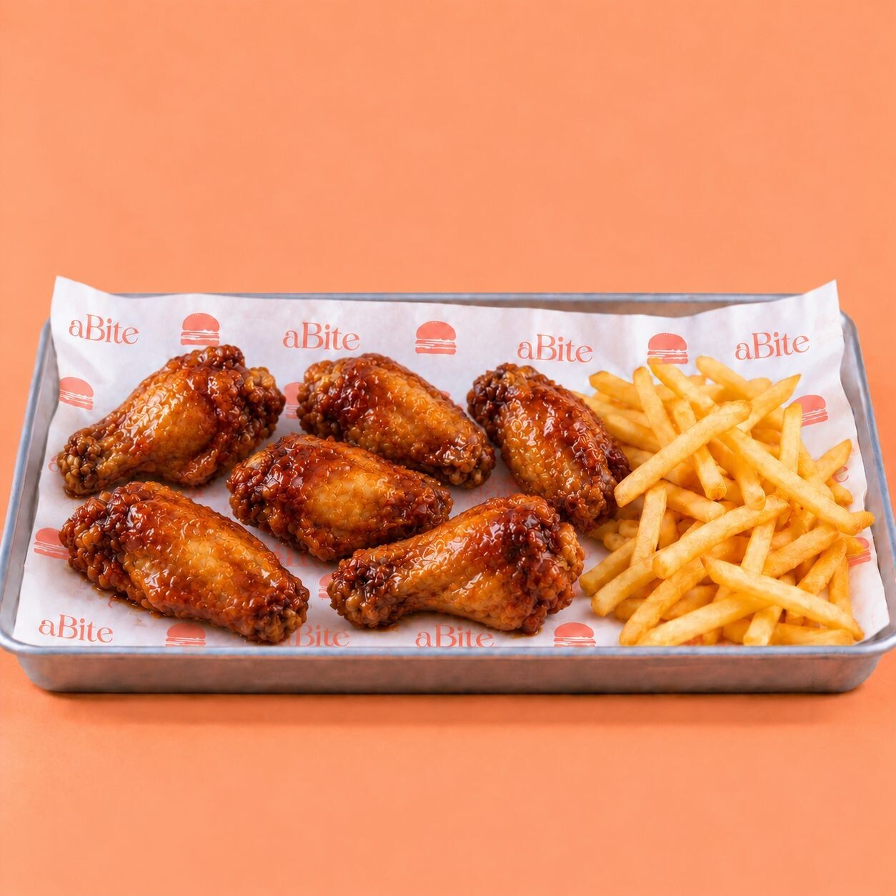 6'lı Hot Wings & Patates